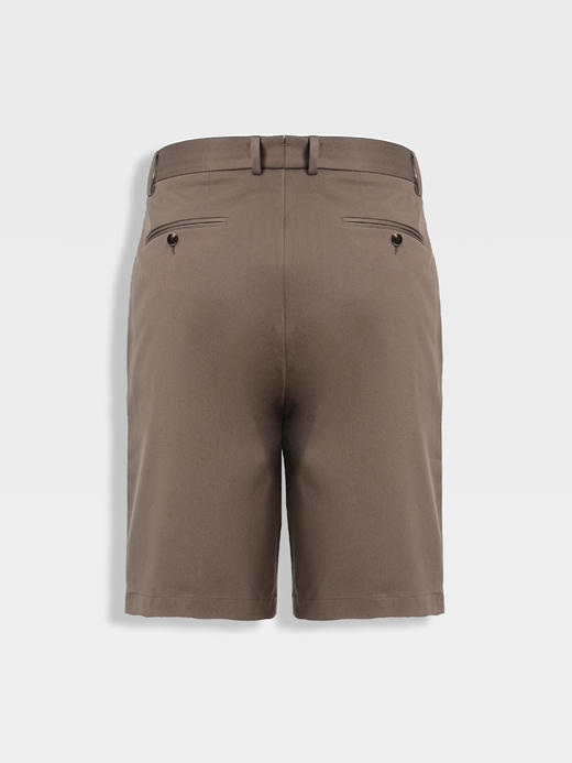 callisto海藻棕天丝棉混纺休闲短裤 商品图1