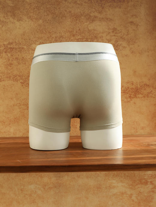 丝光祥韵~三条装！S家棉质高弹中腰男士内裤四角裤舒适透气大码男士平角内裤 好运随身 商品图7