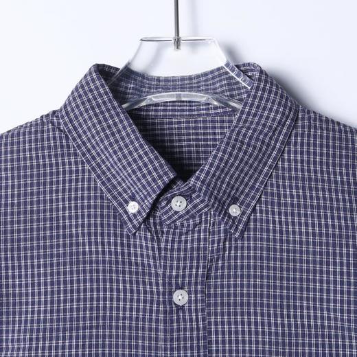 2190SDSA男士秋冬新款痞帅男装韩版简约小格子翻领长袖衬衫宽松百搭 商品图2