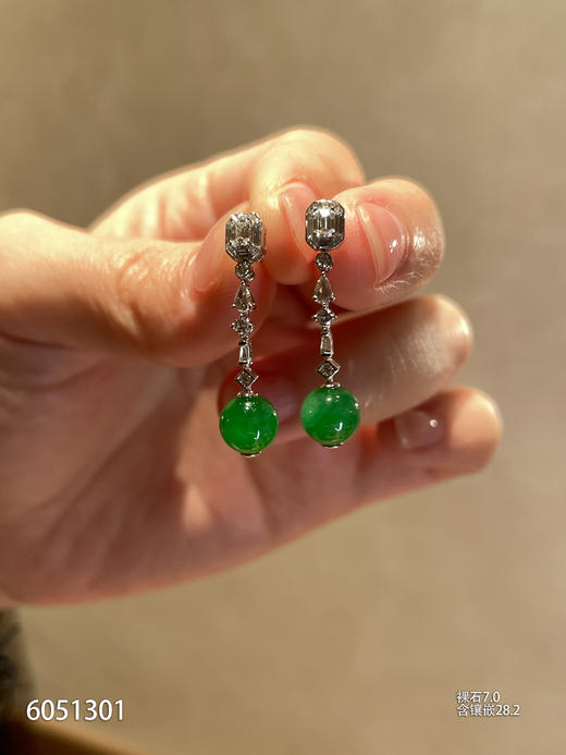 6051301、珠子耳坠。具体价格微信咨询 商品图0