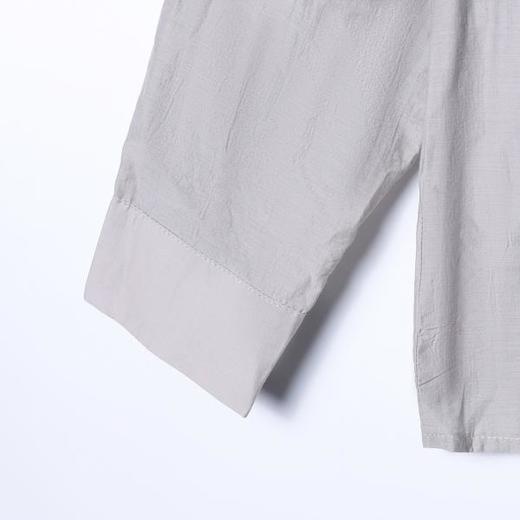 SDSA男士秋冬新款痞帅男装韩版纯色领带衬衫百搭宽松简约休闲衬衣 商品图3