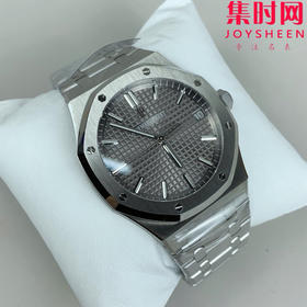 VS爱彼皇家橡树15500系列 无卡度 丹东4302一体机芯 新陶瓷滚珠轴承版 灰色盘 水泥灰 男士腕表 表径41mm