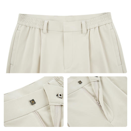 【针织弹力/调节腰头】柒牌男装休闲针织长裤柔软舒适男士裤子130H71510 商品图6