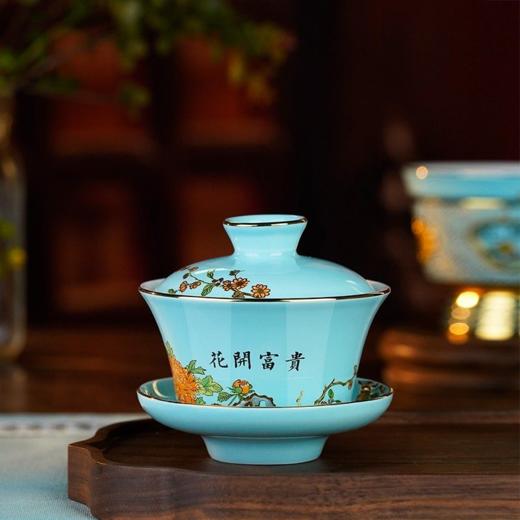 【彼达思】花开富贵茶盏套组 商品图1