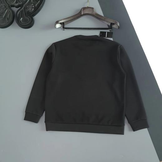 F011614胸前字母logo两色情侣款圆领卫衣 商品图7