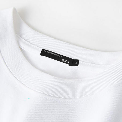 GXG男装【100%棉】25春季圆领简约百搭舒适男式休闲长袖T恤K&C 商品图6