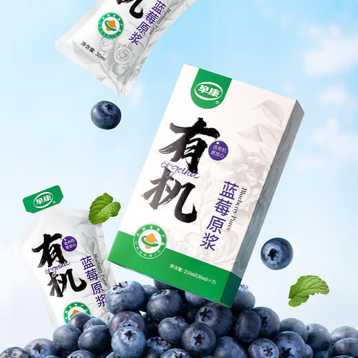 有机蓝莓原浆210ml/盒 商品图1