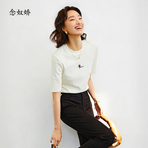 【商场同款】CNA5887 “双色小圆领针织” 舒适细腻好搭配 商品图9