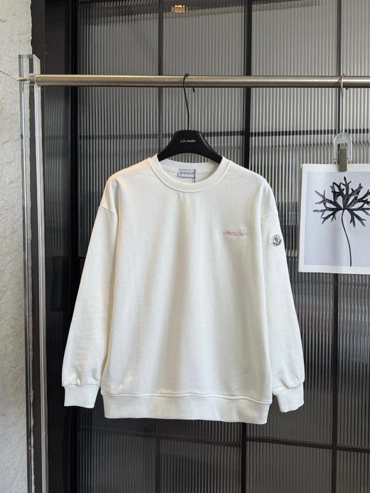 360克宽松版2026春季新款男女同款三色锦纶提花华夫格面料 加厚套头圆领卫衣！经典刺绣 商品图2