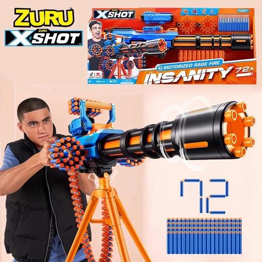 山姆同款 zuru大容量机关枪仿真电动连发加特林软弹玩具枪儿童男孩生日礼物 发货后不支持七天无理由 退回需要承担运费哦！ 商品图0