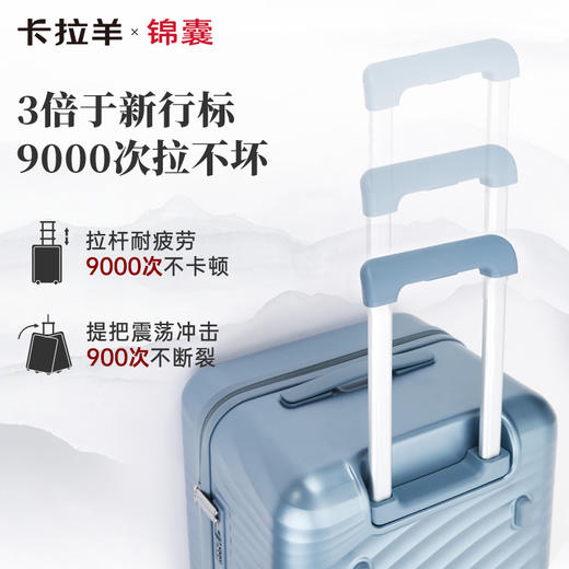 【升级云朵箱3.0Pro版】卡拉羊X锦囊鎏金板材Plus魔方体云朵箱防刮抗摔行李箱CN8128 商品图5