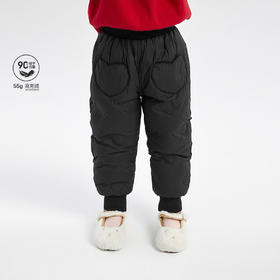 笛莎Deesha  女童羽绒裤2025年冬季新款小女孩宝宝儿童加厚保暖长裤