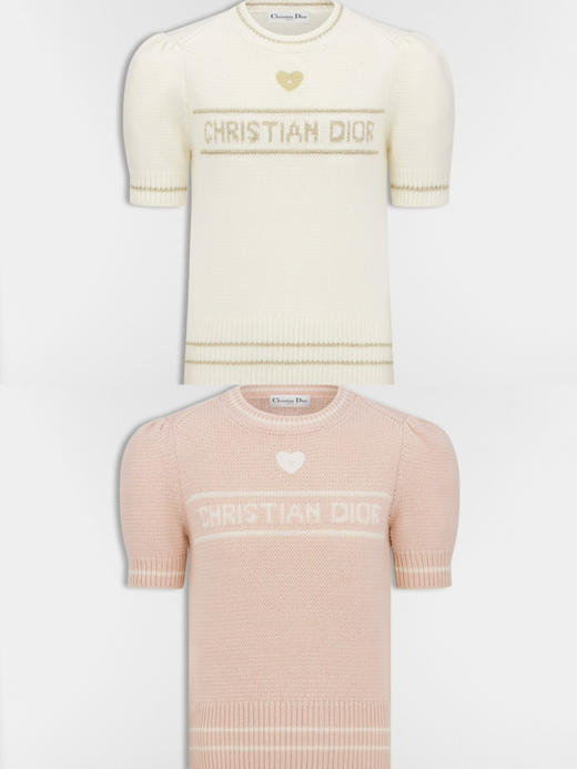 DR-S 爱心羊绒羊毛短袖 商品图0