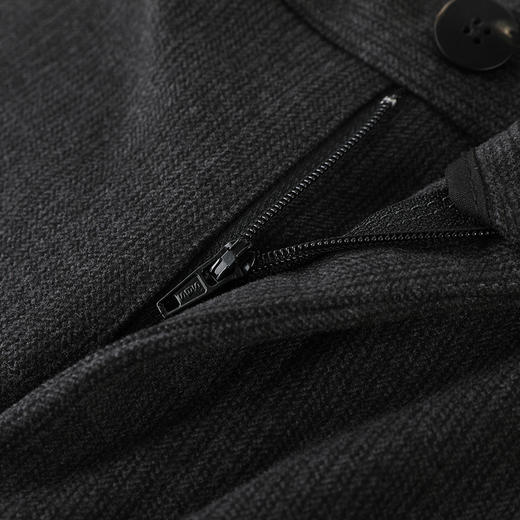 GXG男装秋季日常通勤弹力舒适简约纯色直筒商务男式休闲裤K&C 商品图9