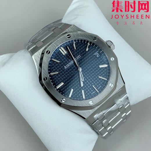 VS爱彼皇家橡树15500系列 无卡度 丹东4302一体机芯 新陶瓷滚珠轴承版 蓝色盘 男士腕表 表径41mm 商品图2