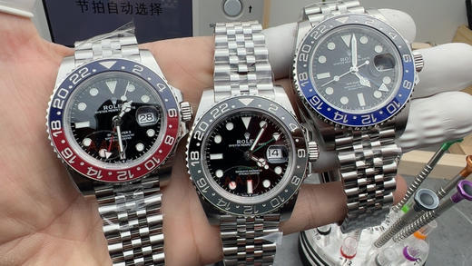 Vs国米圈『蓝黑圈➕格林尼治』巅峰复刻！VS 劳力士GMT格林尼治米兰圈震撼登场，在复刻腕表领域，细节与品质的较量永无止境。VS 全新力作——劳力士GMT格林尼治米兰圈，搭载丹东3285机芯❕❕❕ 商品图11