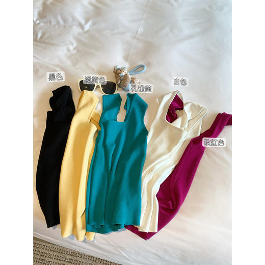 <曾小咸推荐>韩系甜辣风小众纯欲感背心 商品图2