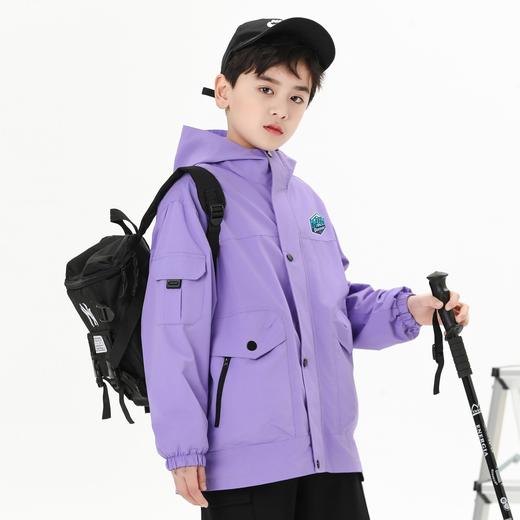 【MQD】【170】童装男女童风衣春季新款儿童户外露营大口袋防水工装风外套 商品图2