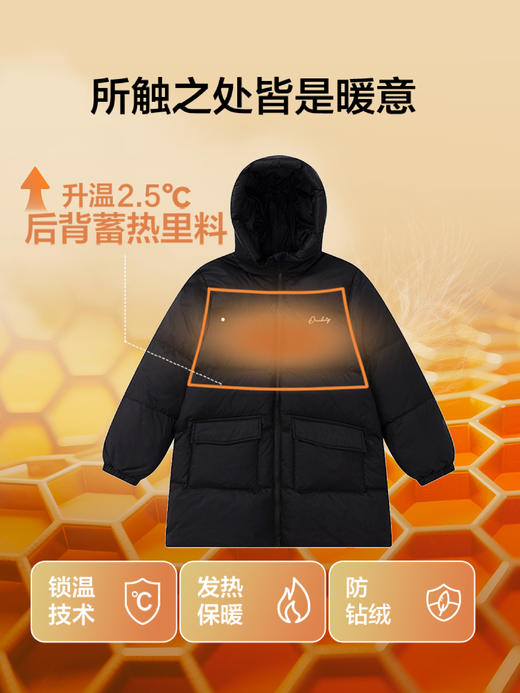 笛莎Deesha  童装轻薄羽绒服女童2025年冬季新款中童女孩宝宝儿童羽绒服 商品图4