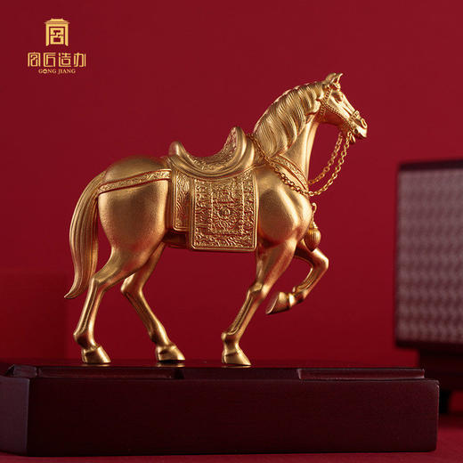 宫匠造办  乾隆御马摆件 商品图1