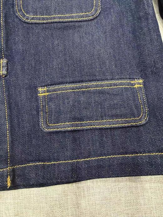 F011634新款女装新中式盘扣圆领短款牛仔外套 商品图14