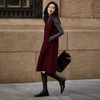 安可拉红V领雪花呢马甲裙 ，老钱美学的低调精致，上身优雅到惊艳，从容自若【3-7天发货，周末顺延】【G】 商品缩略图2