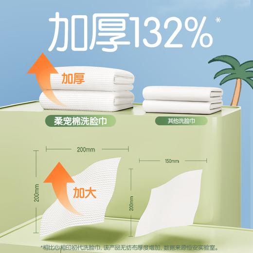 心相印柔宠棉洗脸巾 140抽4提 商品图4