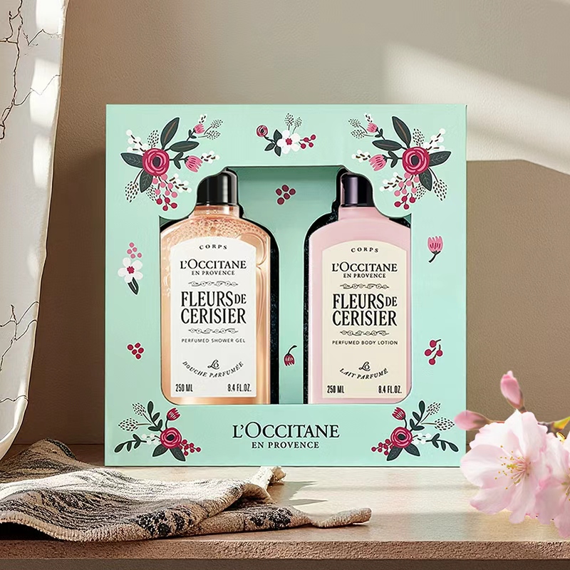 欧舒丹樱花沐浴润肤限量礼盒