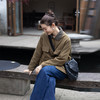 绽放063朵/铜绿撞领棉服短外套女工装棉衣秋冬季新款纯棉复古外套 商品缩略图0