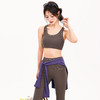 【限时秒】YOGACODE【火树银花系列】瑜伽服套装女撞色罗纹高腰户外休闲两件套运动套装DWB116021+116111 商品缩略图4