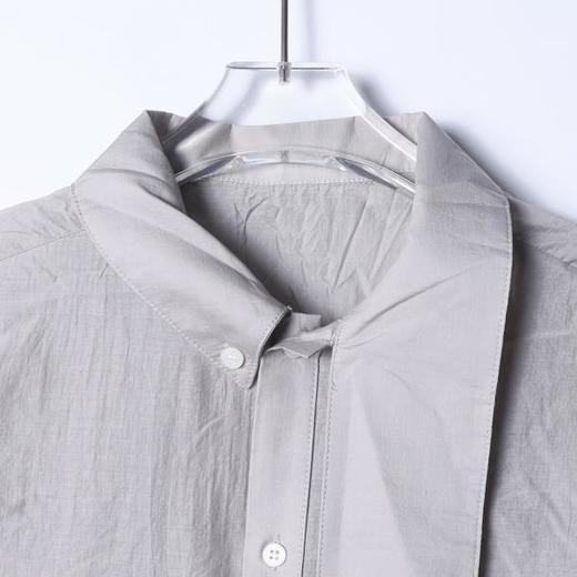 SDSA男士秋冬新款痞帅男装韩版纯色领带衬衫百搭宽松简约休闲衬衣 商品图1