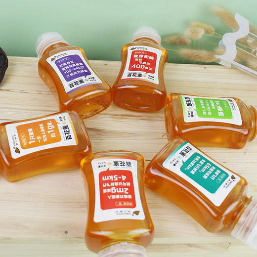 神农蜂语 百花蜜/槐花蜜便携挤压款  245g/瓶 商品图4
