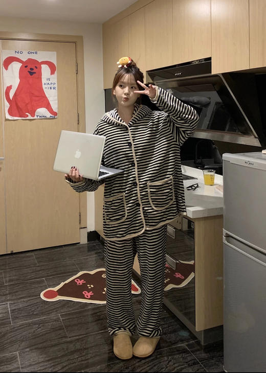 条纹家居服 商品图6