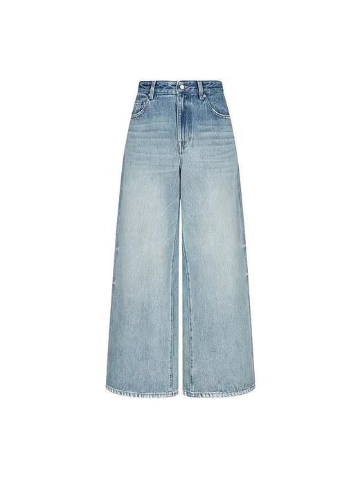 F011604春夏新品牛仔裤休闲阔腿牛仔裤 商品图5