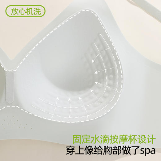 【超裸感舒适】熳洁儿聚拢舒适无痕内衣聚拢立体薄杯百搭光面26261505 商品图3