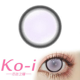 LENSPOP 年抛Cos美瞳 绘世纱紫灰 直径14.5mm 灰色