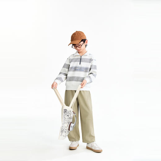 【实体店同款】男童全腰针织单裤春季新款安奈儿童装AB616037 商品图6