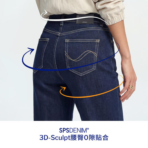 【深色铅笔裤】simplepieces春新款SPS牛仔裤女显瘦紧身直筒裤 商品图2