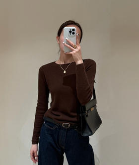 max坑条羊毛针织衫毛衣011606