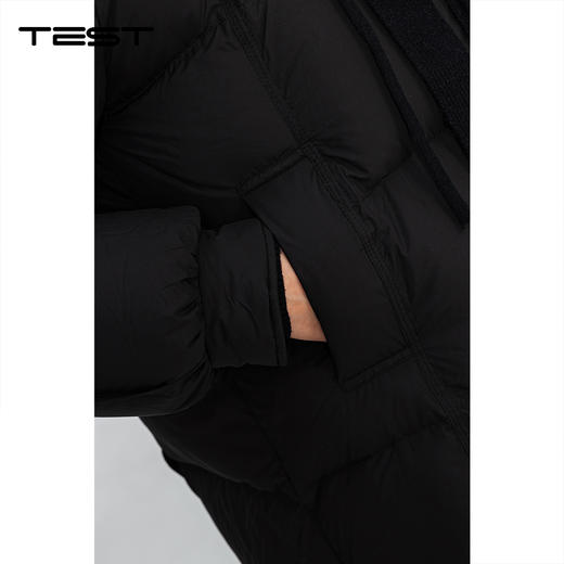 冬上新宽松加厚保暖可拆卸围巾领长羽绒2254232 商品图4