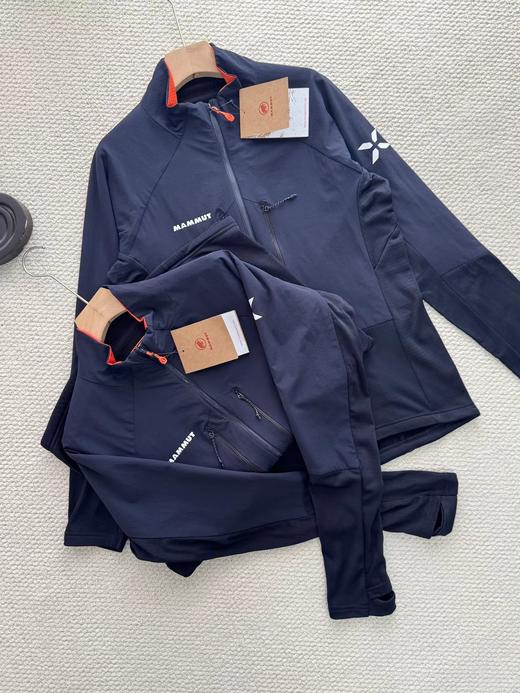 F011607艾格系列男款立领轻量棉抓绒上衣 商品图1