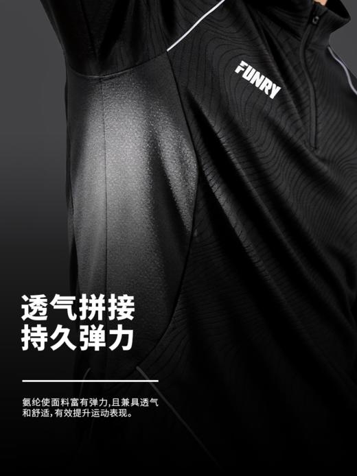 蜂锐F-DRY系列提花半拉链&收腿裤-新版型 商品图3