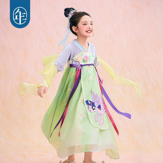 小马宝莉联名年衣童装改良汉服春季新款长袖小马宝莉春季汉服N1261026D02 商品图6