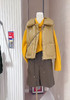 118-1宋佳同款 匈牙利鹅绒 芥末黄 亮面马甲 胖瓜穿L 商品缩略图3