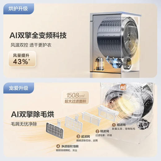 海尔（Haier）洗烘套装 XQG120-BSEG78A9U1+GA120-BQT78A9U1 商品图12