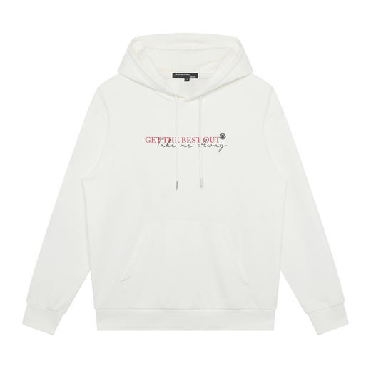 GXG男装【字母排版】春季时尚简约男女同款运动休闲连帽卫衣K&C 商品图4