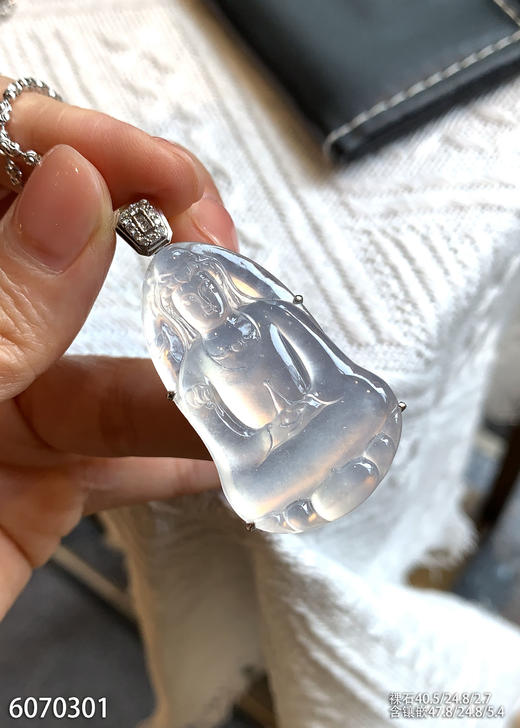 6070301，观音吊坠。具体价格微信咨询 商品图0