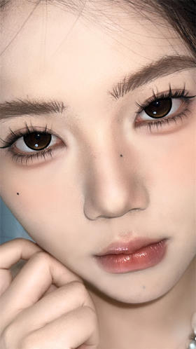 【满着色】Supercolor 自信狮子 日抛直径14.5mm日常美瞳 棕色