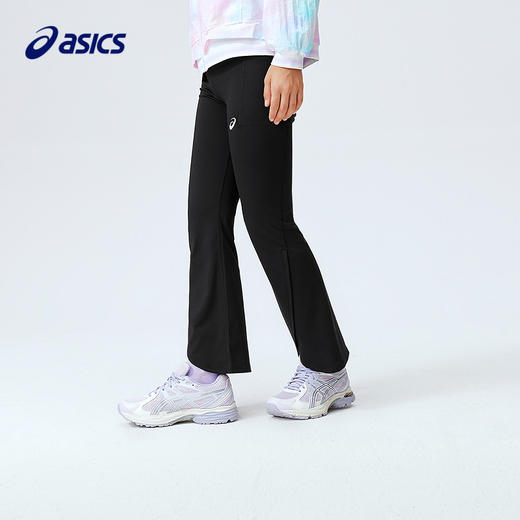 【商场同款】ASICS/亚瑟士儿童26新款吸湿速干喇叭裤女童高弹亲肤 商品图1