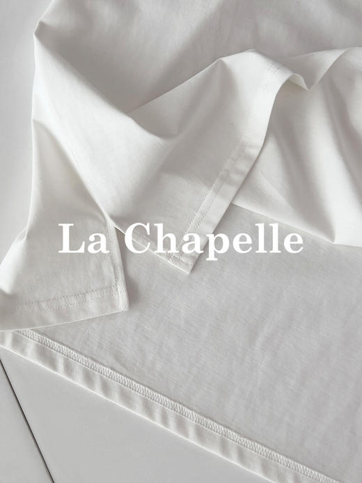 拉夏贝尔/La Chapelle圆领撞色国风上衣！棉感透气舒适 商品图9